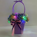 Glowing Composition in a Bag "Fuchsia"