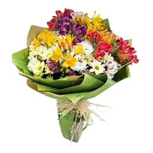 Joyful Bloom Mixed Flower Bouquet
