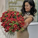 Composition of roses "Heart"