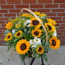 Flower basket 'Sunny happiness'