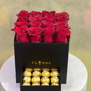 Flower box 'Red Rose's Drawer Box'