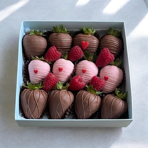 Chocolate-covered strawberries S