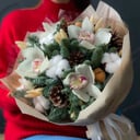 Bouquet with orchids