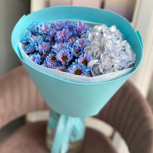 Ramo 'Hortensia con Crisantemo'