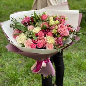 Author's bouquet of roses