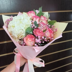 Bouquet 'Strawberry with cream'