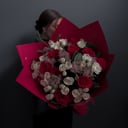 Valentines 7 - Mixed Red Roses Bouquet