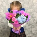 Bouquet of Hydrangeas, Roses and Chrysanthemums