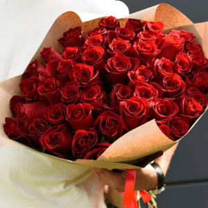 Bouquet of 51 red roses