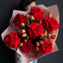 30 Orange Tulips and Nina