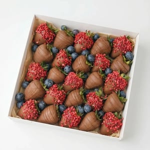Fresas cubiertas de chocolate «Clásico» - 25 fresas
