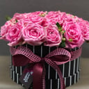 Flower box 'Pembe gül'