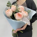 Bouquet of 7 peony roses Juliet