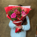 Bouquet of Roses and Alstroemeria