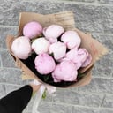 Ramo '9 peonías Sarah Bernhardt'