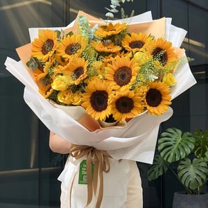 Bouquet 'Golden Sunflower Greeting'