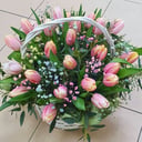 Cesta de flores 'Rocío de primavera'