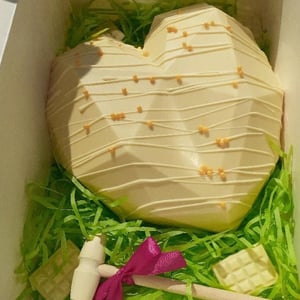 Chocolate heart piñata