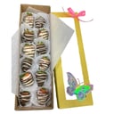 Box of 10 chocolate-covered strawberries