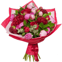 A bouquet of 25 peonies