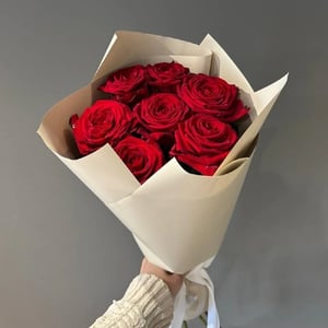 Bouquet 'Rose red 7pcs'