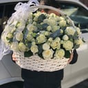 Blumenkorb 'Ich liebe dich bis zum Mond und zurück'