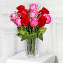 Roses Only: pink and red Roses
