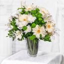 Fresh Spring Bouquet: Lilies, Chrysanthemums and Gerberas