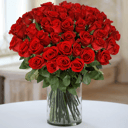 Long-Stemmed Red Roses Bouquet