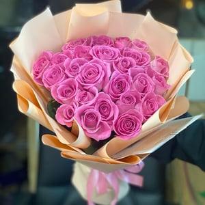 Blumenstrauß aus rosa Rosen