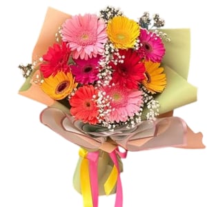 Blumenstrauß aus 10 Gerberas