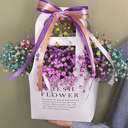 Caja de flores 'Composition of Multicolored Gypsophila'