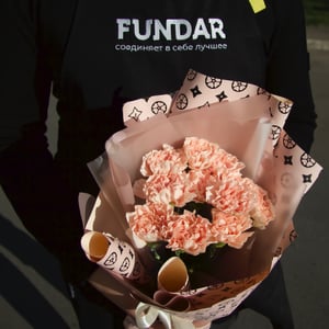 Bouquet 'Peach dianthus'