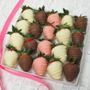 Strawberries in chocolate (three chocolates) 20 pcs