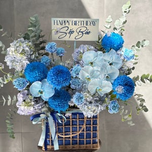 Ocean Blue Birthday Basket