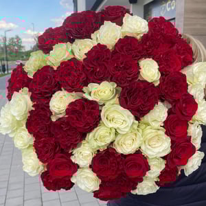 Mazzo '55 Rose dell'Ecuador'