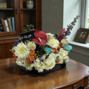 Arrangement 'Graduation Black Leather Tray'