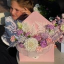 Caja de flores 'Sobre "Delicado"'