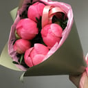 Blumenstrauß 'Bouquet of 5 coral peonies'