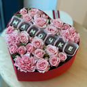 Gift 2in1 chocolate and flowers