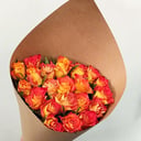 Bouquet '19 orange Kenyan roses'