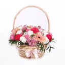 Cesta de flores 'Un regalo tremendo'