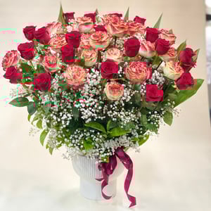 Bouquet '40 sweetest roses'