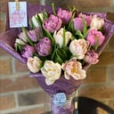 Mono bouquet of tulips