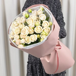 Blumenstrauß « Creme-Sonett »