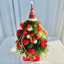 Blumenarrangement 'Roter Weihnachtsbaum'