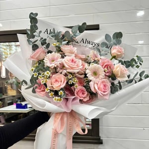 Pastel Pink Garden Bouquet