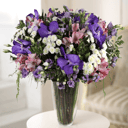 Ramo 'Mariposas magníficas extra: Orquidea y Lisianthus'