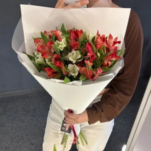 Bouquet of alstroemerias