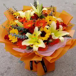 Bouquet 'Orange summer'